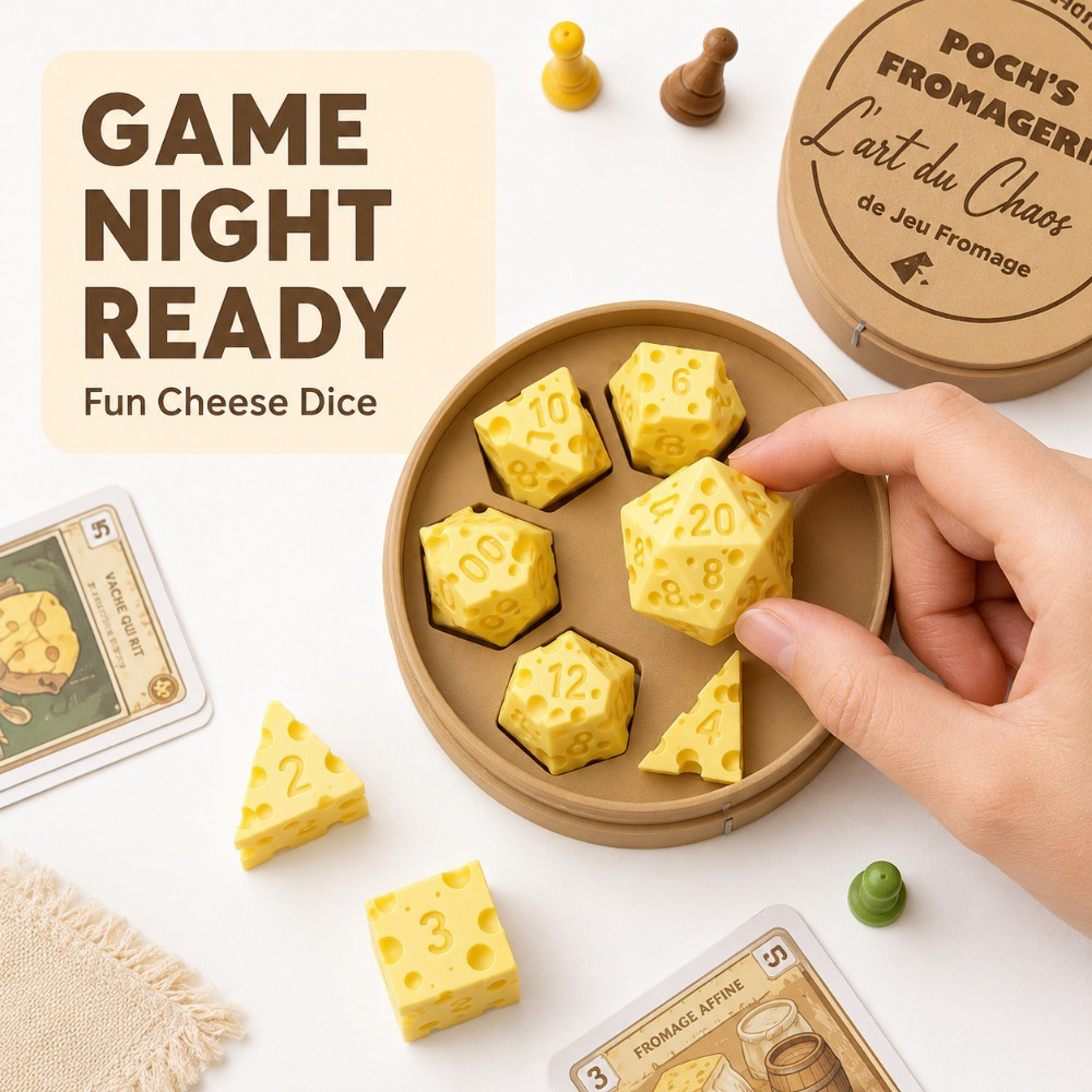 Ensemble De Dés En Forme De Fr - Board Game Live avis et prix
